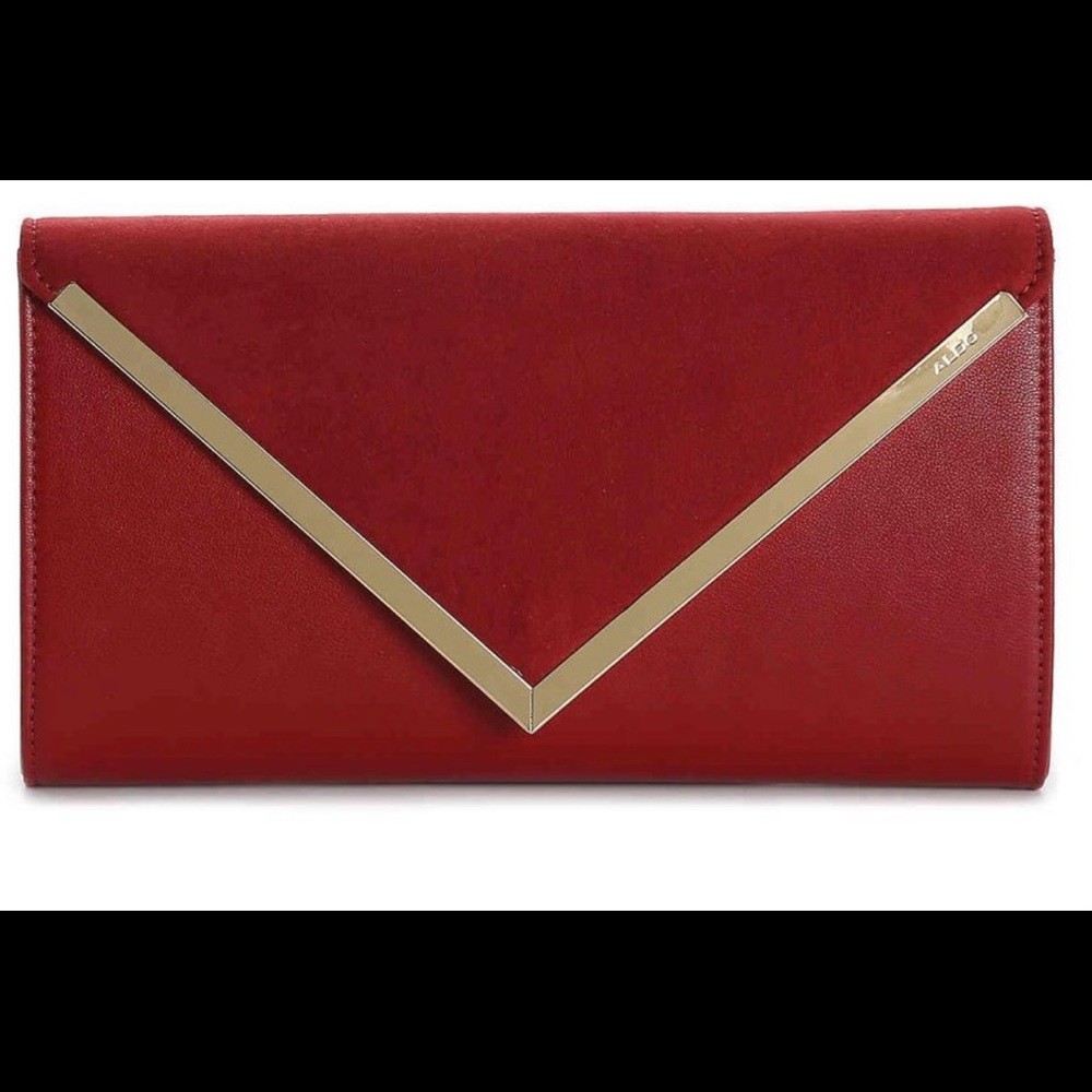 ALDO MAIORINO CLUTCH Burgundy